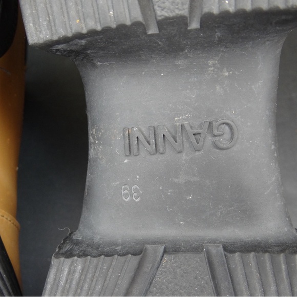 Ganni Camel and Black Winter Boots - Picture 7 of 7